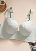 High-quality Thin Women's Underwear Large Breasts, Large Size, No Steel Rings, and Adjustable Upper Support and Anti-sagging Bra - Image 5
