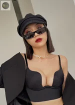 Backless U-shaped Women's Bra Solid Color Simple Invisible Seamless Push Up Underwear Fashion - Image 4