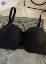 Logirlve Sexy Seamless Bras for Women Push Up Bras Wire Free Brassiere Lingerie Soft Solid Color Fashion Brassiere Thin Bra - Image 3