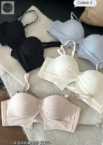 Logirlve Sexy Seamless Bras for Women Push Up Bras Wire Free Brassiere Lingerie Soft Solid Color Fashion Brassiere Thin Bra