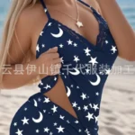 Leopard Print Lace Trim Lingerie Set Women's Sleeveless Top & Shorts 2 Piece Pajamas Sexy Soft Nightwear for Ladies Loungewear